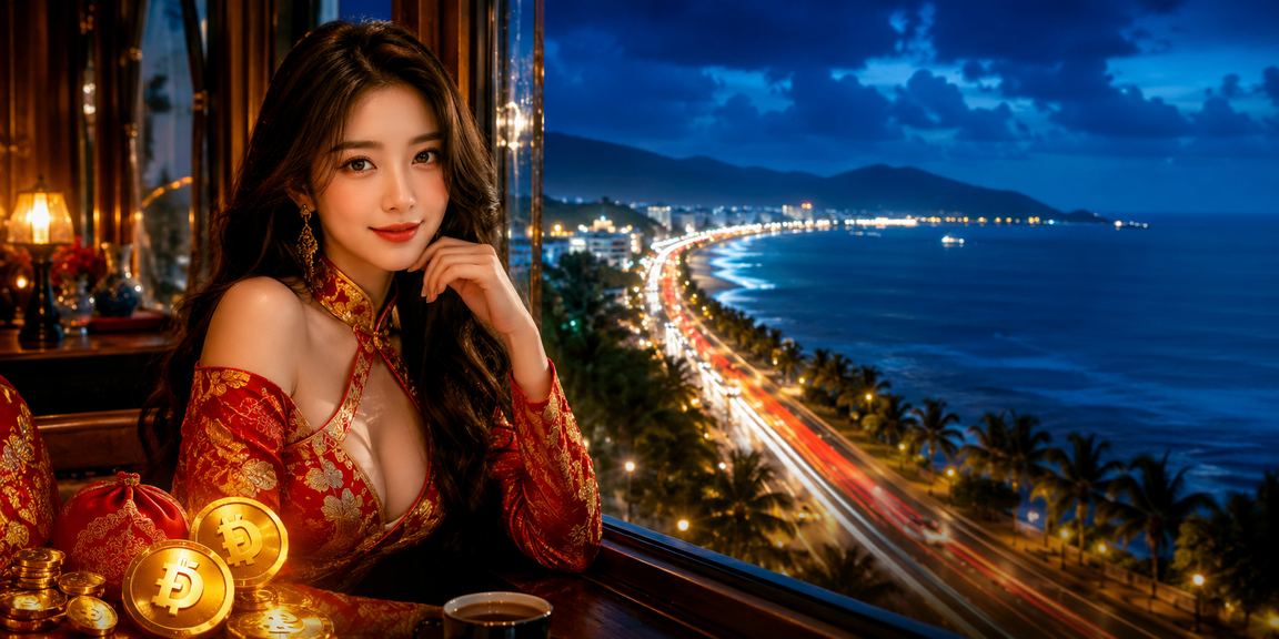 Cảnh sòng bạc casino Việt Nam với bàn cược và ánh đèn rực rỡ đặc trưng